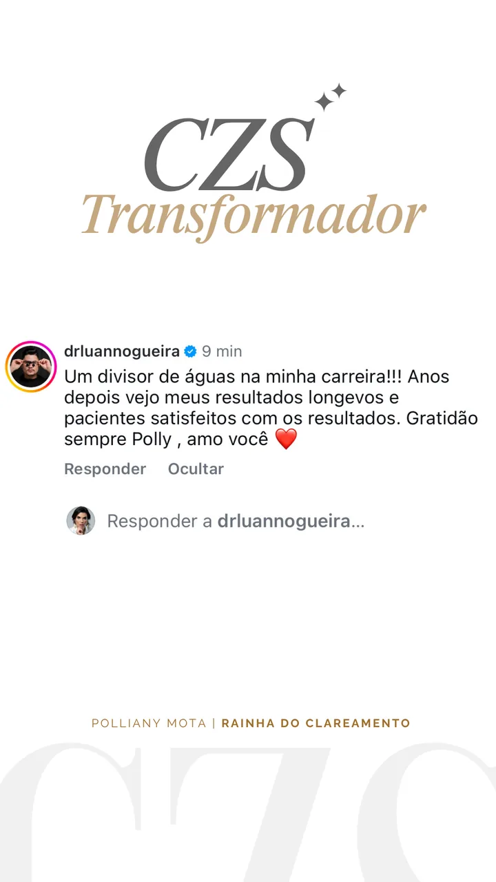 Depoimento de aluno CZS